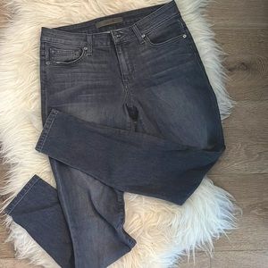 Joe’s skinny ankle jeans. Grey